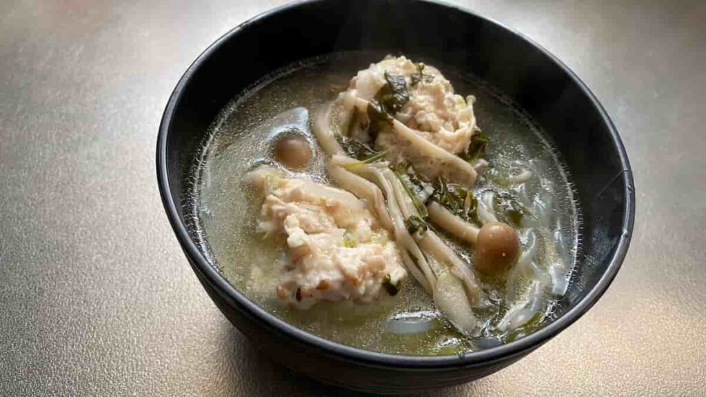 生姜麹　肉団子スープ